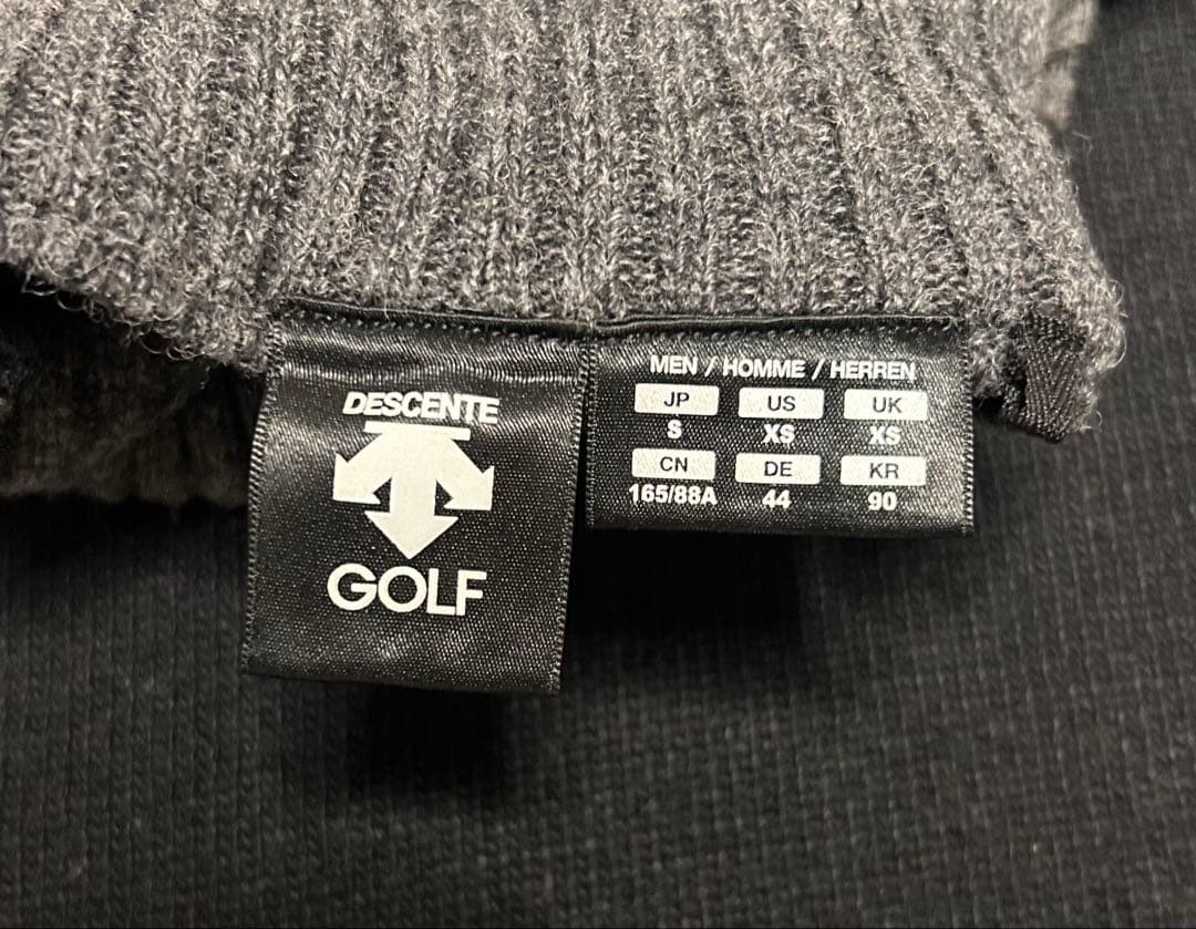 DESCENTE GOLF デサントゴルフウェア ハイネック ニットセーター　S