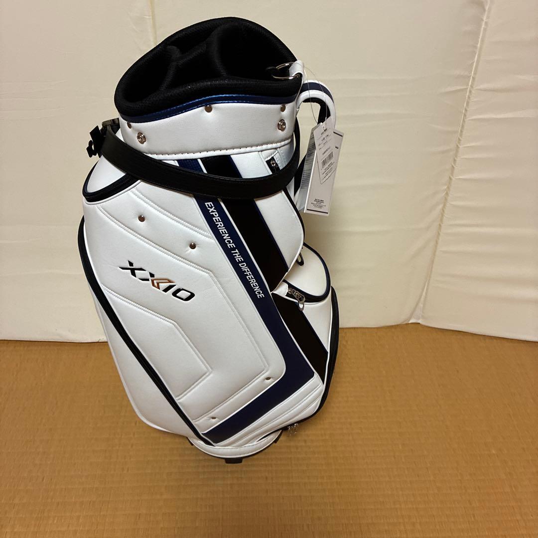 XXIO キャディバッグ ホワイト/ネイビー