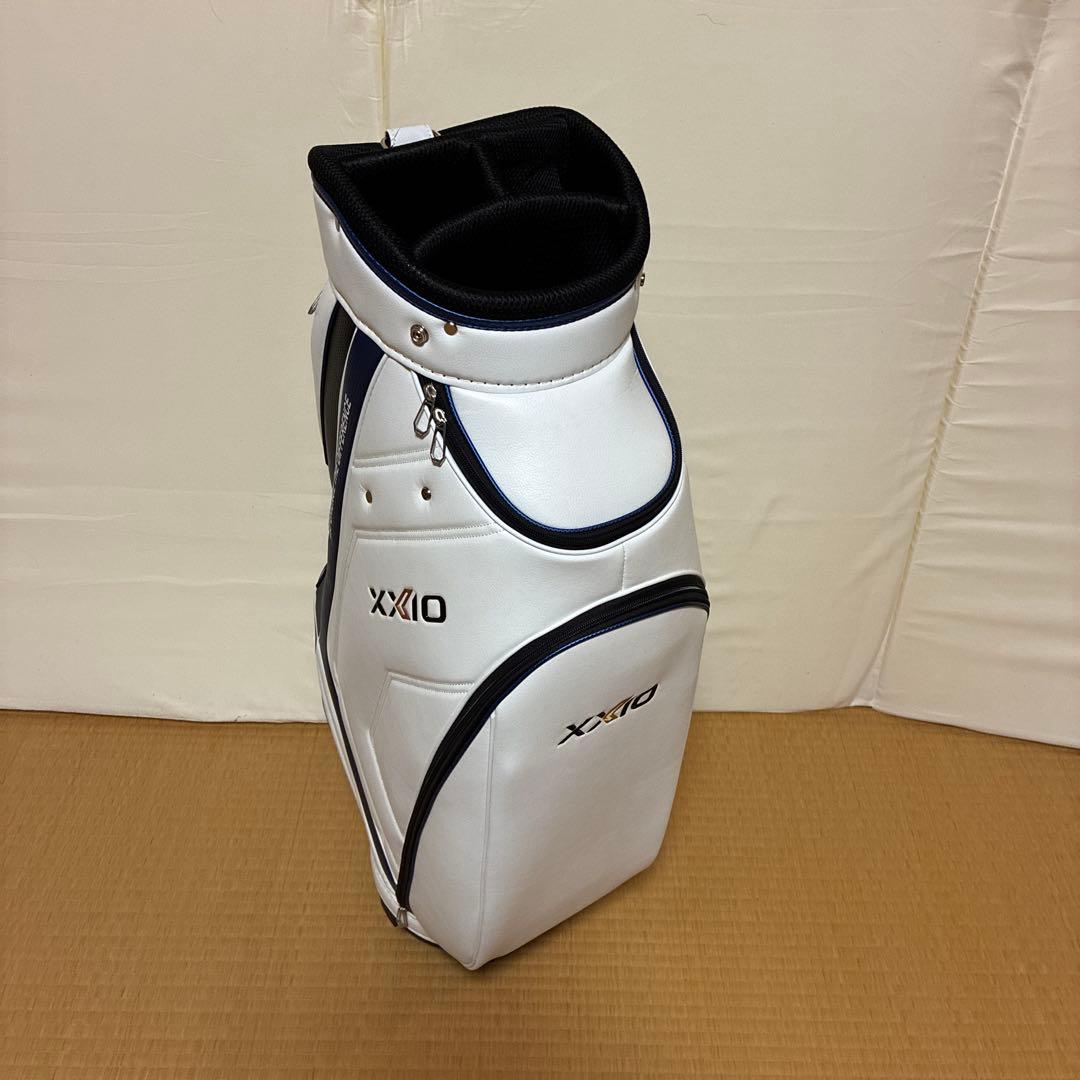 XXIO キャディバッグ ホワイト/ネイビー