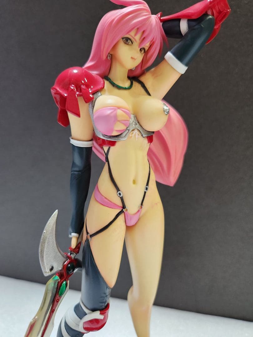 オーバーダード女剣士1/8 22cm ガレージキット　アトリエ福崎完成品刺青塗装