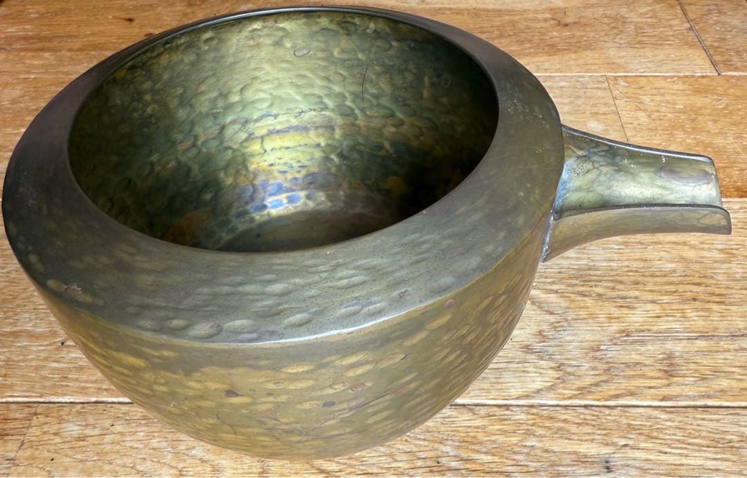 希少　京都ヴィンテージ　有次　真鍮 すいてき　注ぎ口くち　書道