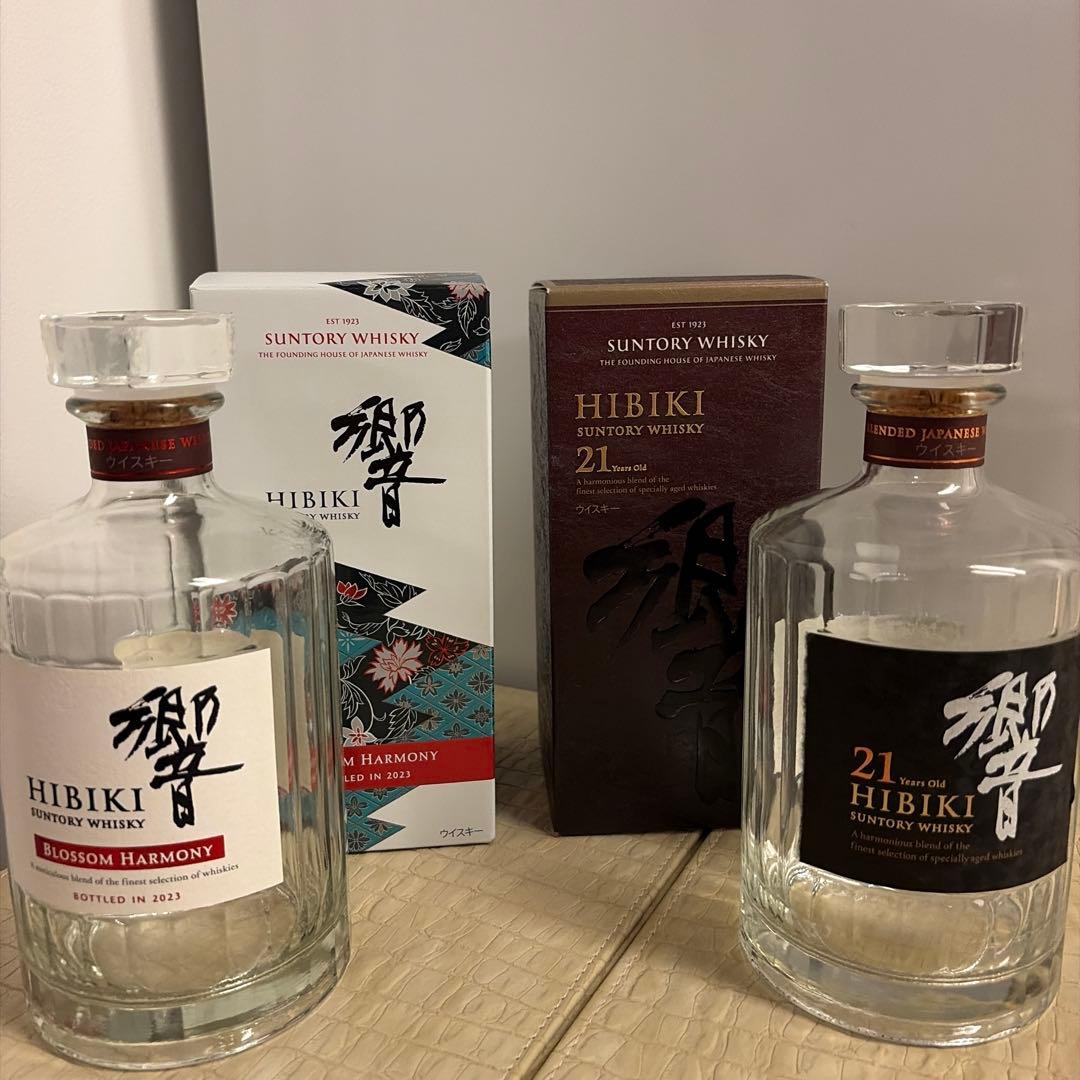 響21年空瓶&響ブロッサムハーモニー空瓶