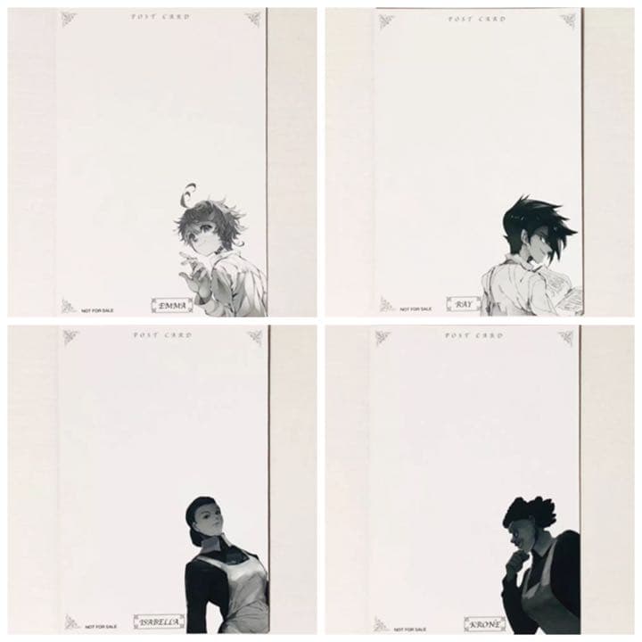 新品★映画★約束のネバーランド★特典★ポストカード★4点セット