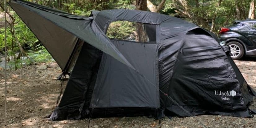 2ルームソロテント SOLUS ブラック