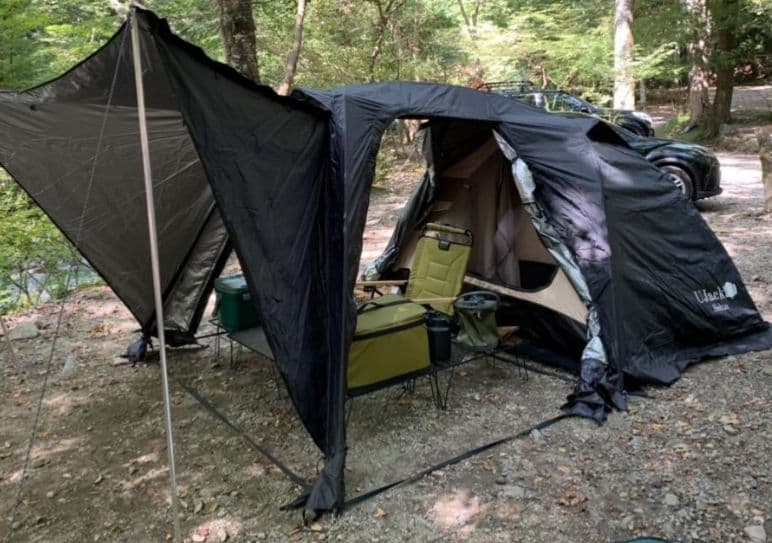 2ルームソロテント SOLUS ブラック