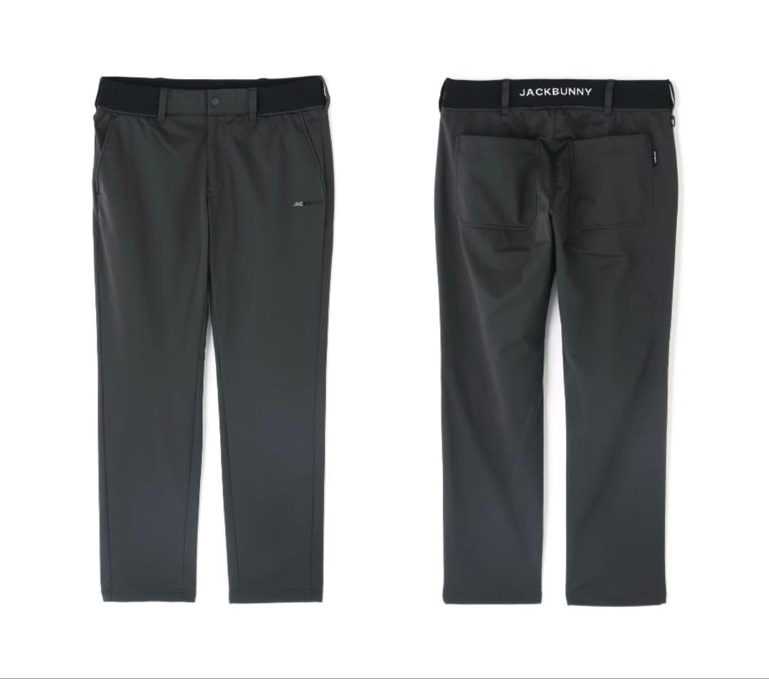 新品 パーリーゲイツ ジャックバニー エアシャット裏フリース防風パンツ 6LL黒