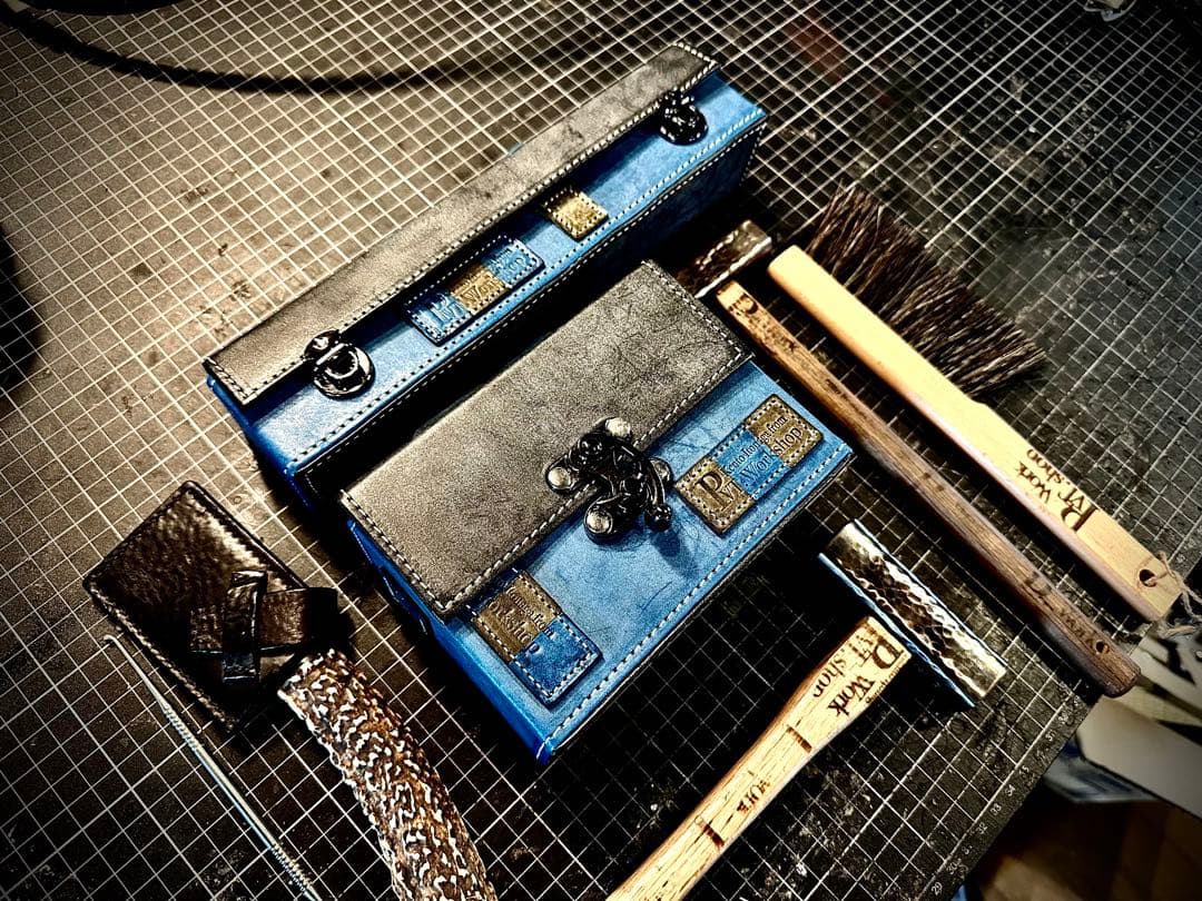 2月SALE品！Pvt.Workshop極CL 本革　デッキケース　ハーフプレマ