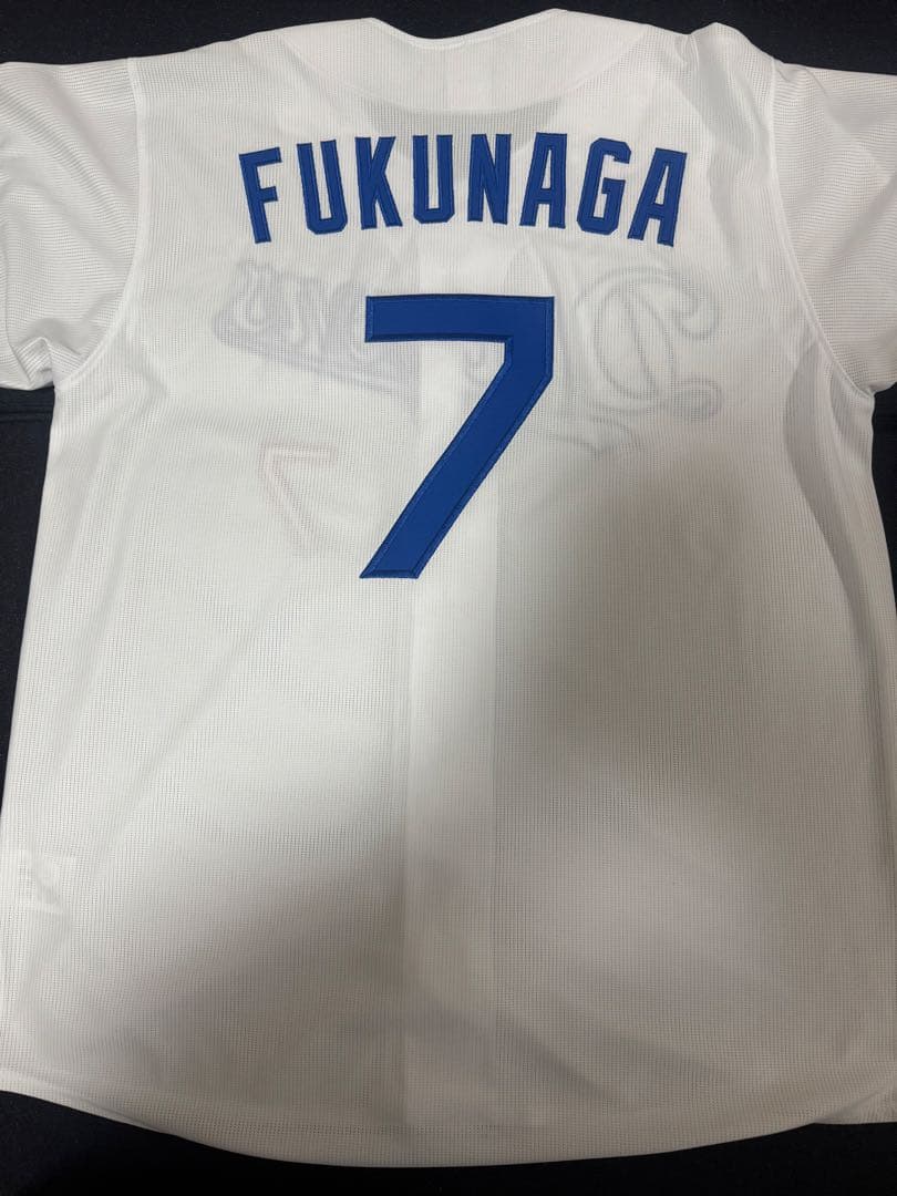 中日ドラゴンズ　福永裕基　ホームユニフォーム　L