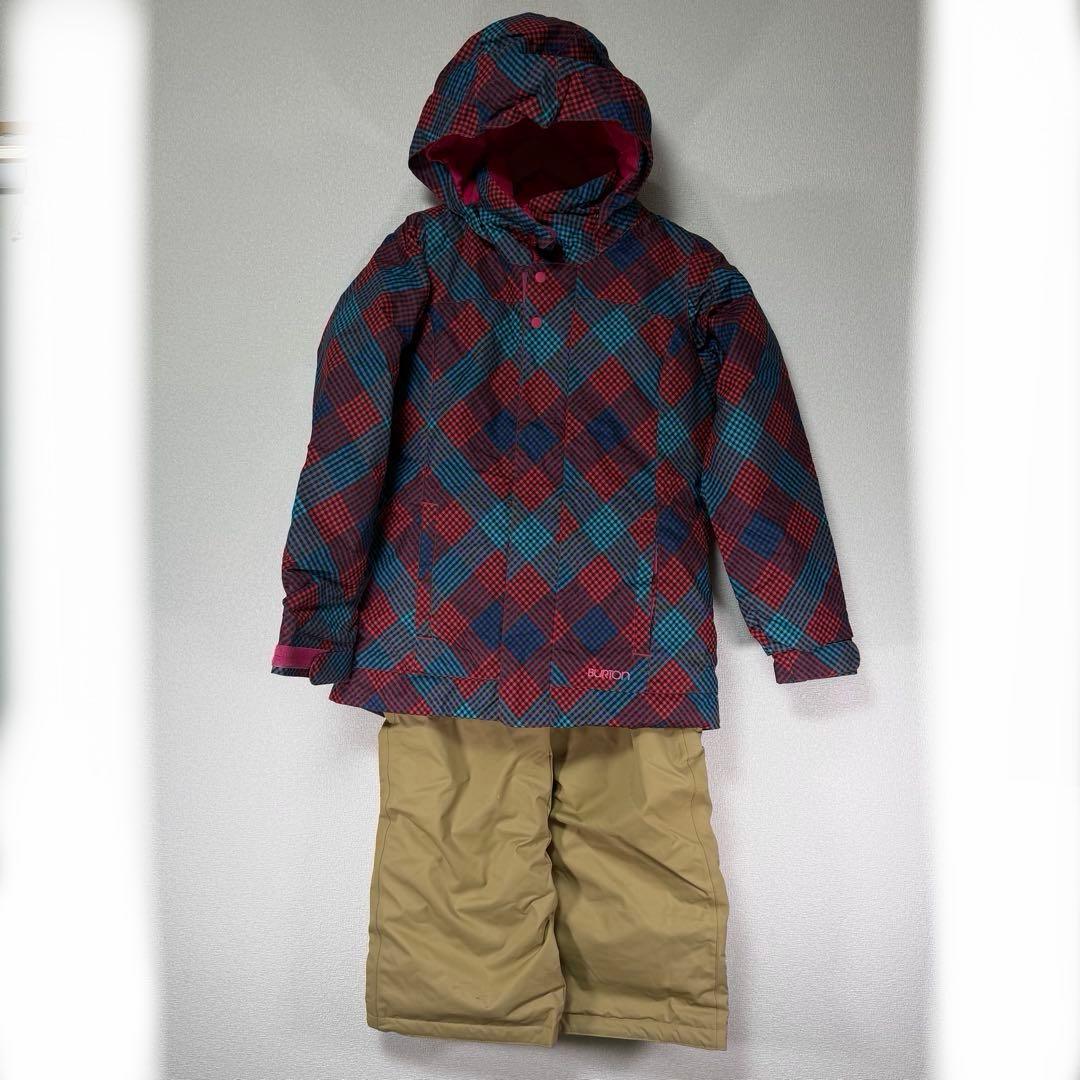 BURTON バートン チェック　スキーウェア スノーボードウェア 160上下