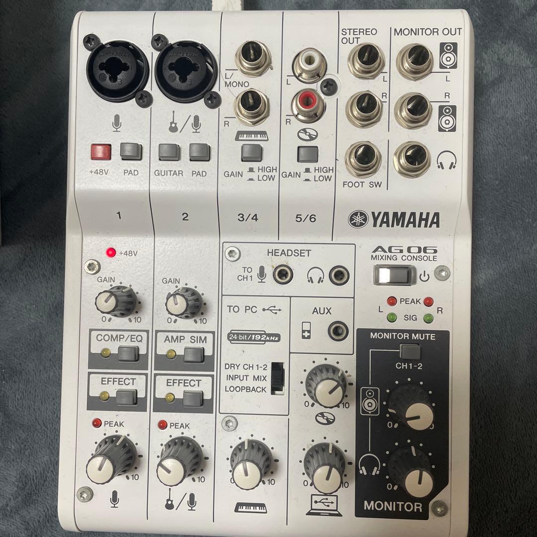 YAMAHA AG06 ミキシングコンソール【箱付き】【美品】