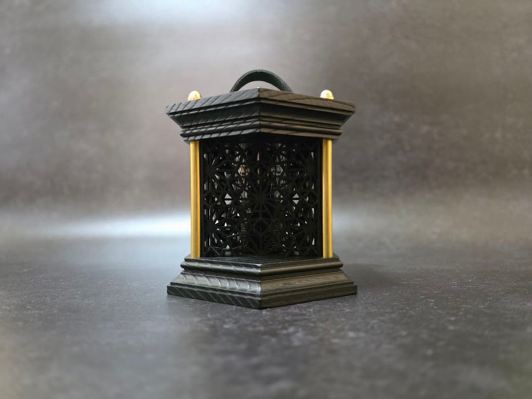 ゴールゼロ・38灯・ミニマライト対応 ランタンシェード カバー リンド ブラック