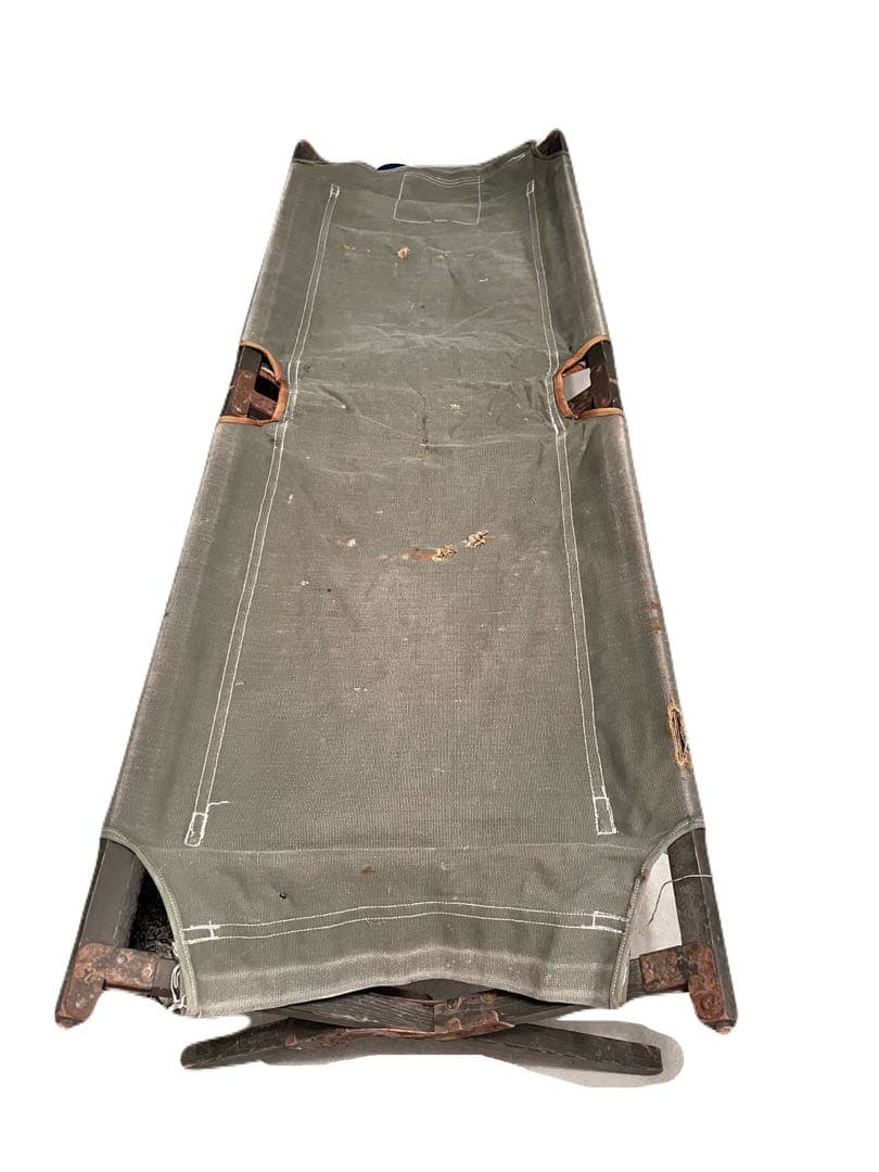 ヴィンテージ USミリタリーフォールディングコット 払い下げ品 折りたたみベッド