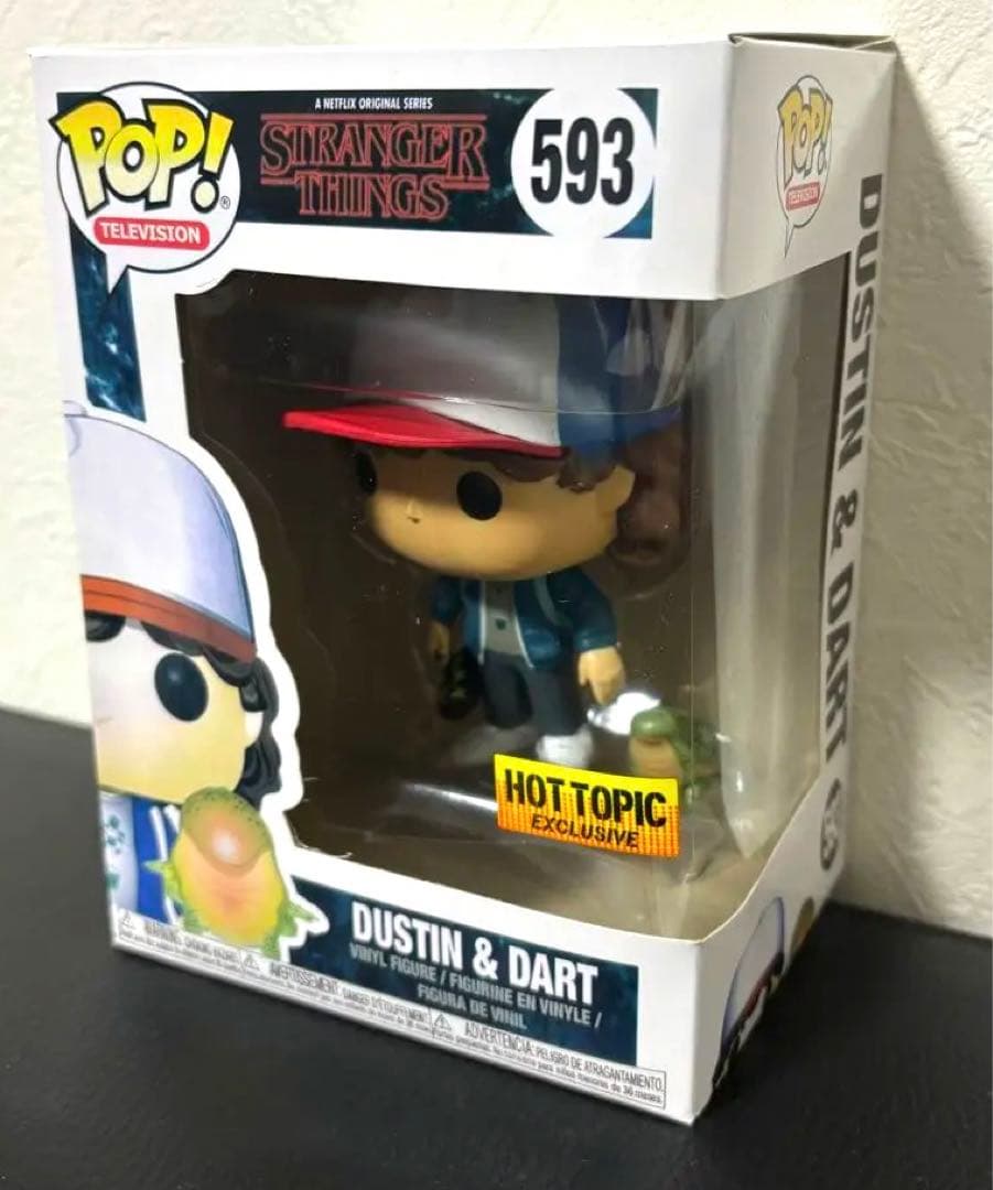 希少　Funko Pop フィギュア　ストレンジャーシングス　ダスティン　ダート