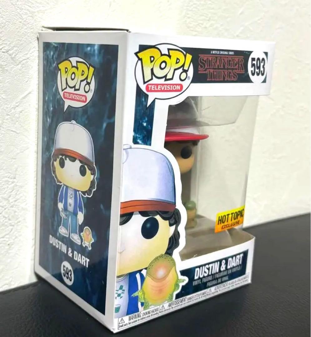 希少　Funko Pop フィギュア　ストレンジャーシングス　ダスティン　ダート