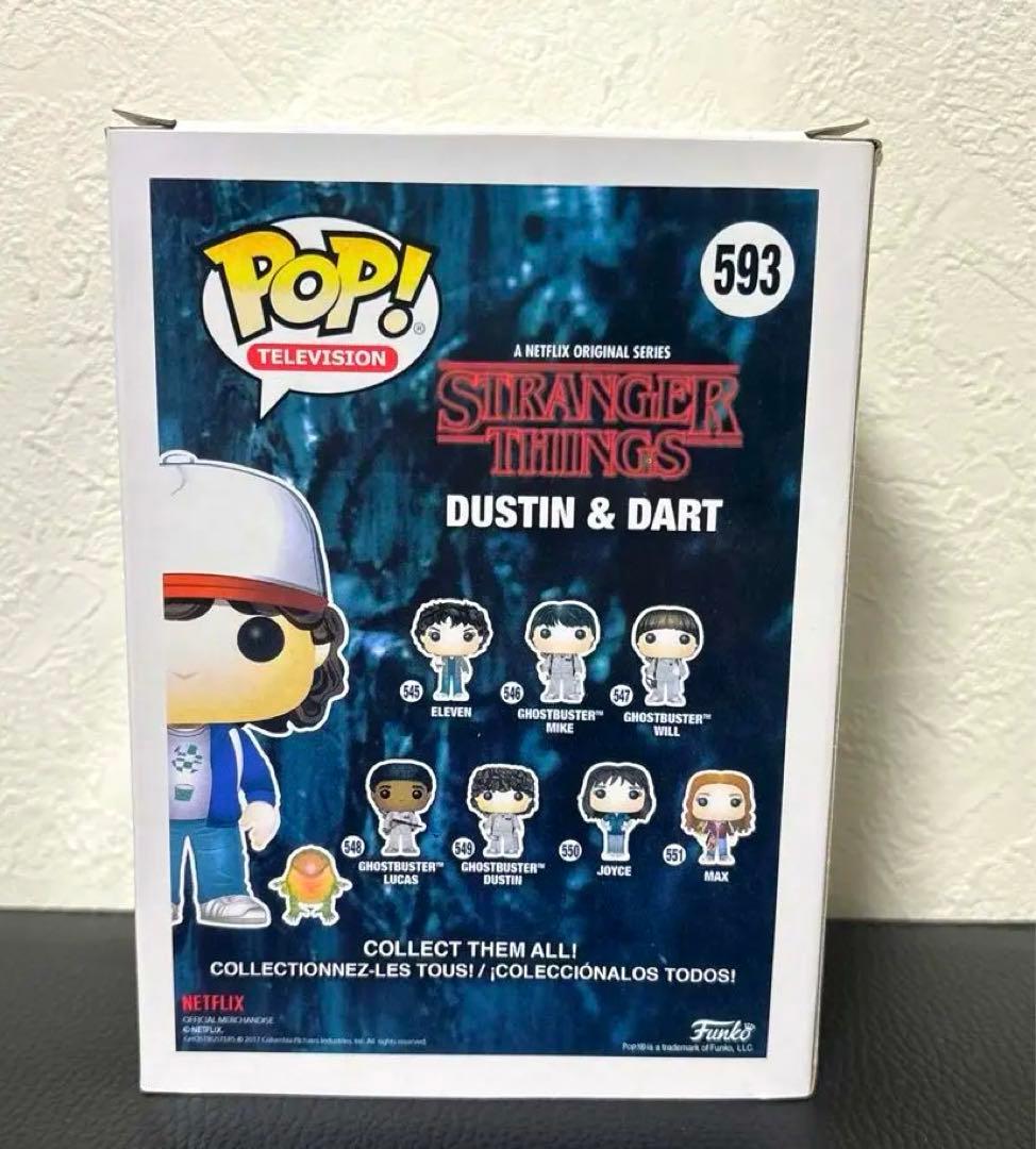 希少　Funko Pop フィギュア　ストレンジャーシングス　ダスティン　ダート