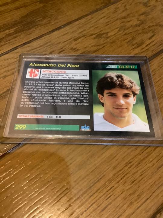 アレッサンドロデルピエロ　ルーキーカード　ディクサン　3枚