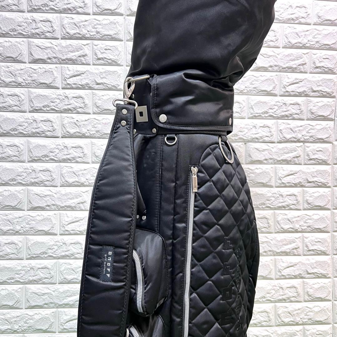 美品　ONOFF オノフ キャディバッグ 9インチ　ブラック