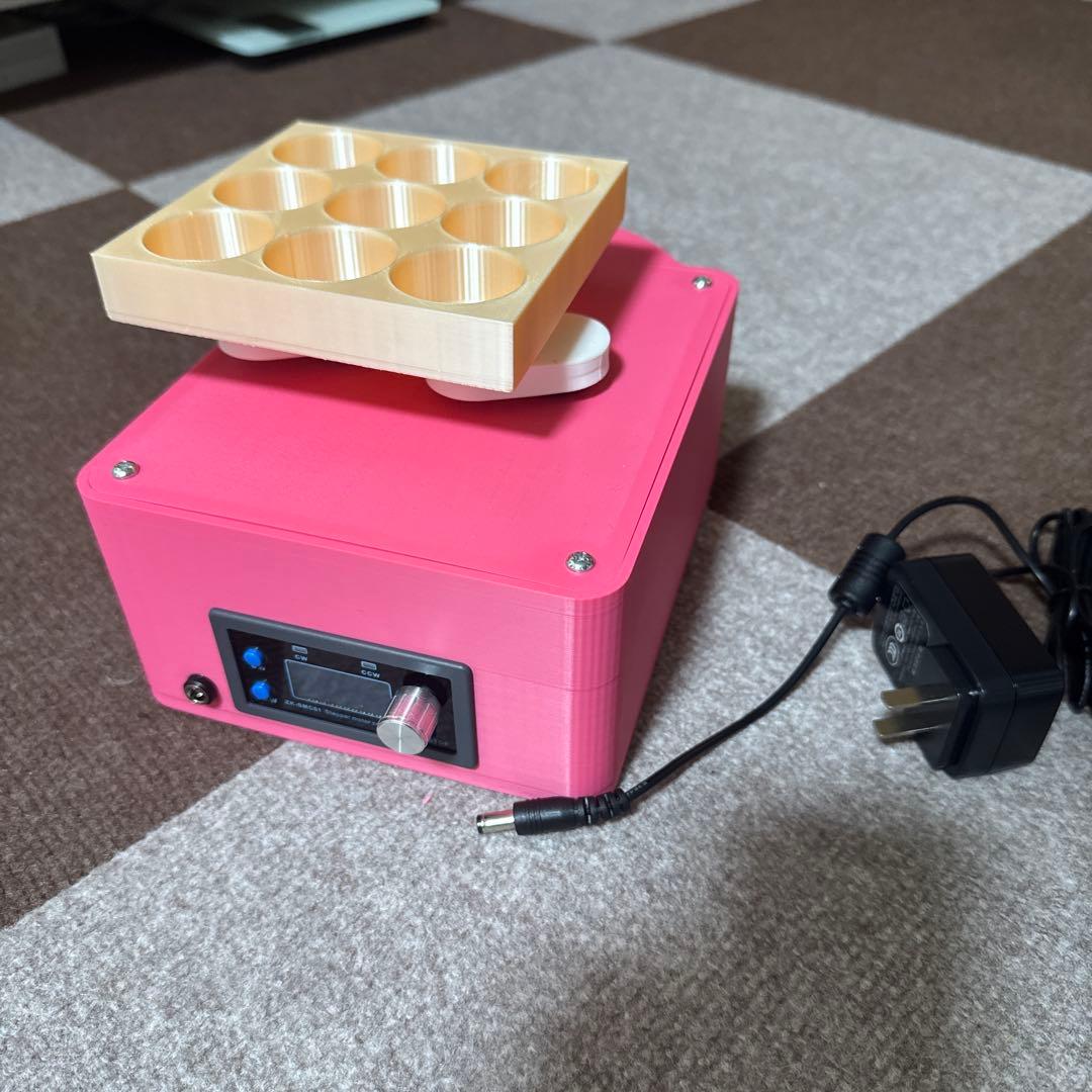 【9本同時ミックス可能】プラモデル塗料用ペイントミキサー・ボルテックススターラー