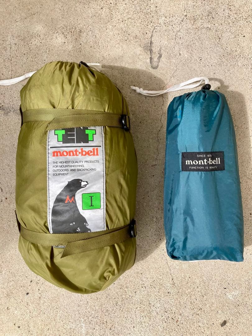 モンベルmont-bell ムーンライトテント　旧1型　専用グランドシート付