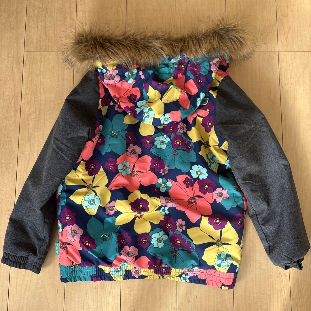 BURTON 子供用スノーボードウェア L 花柄