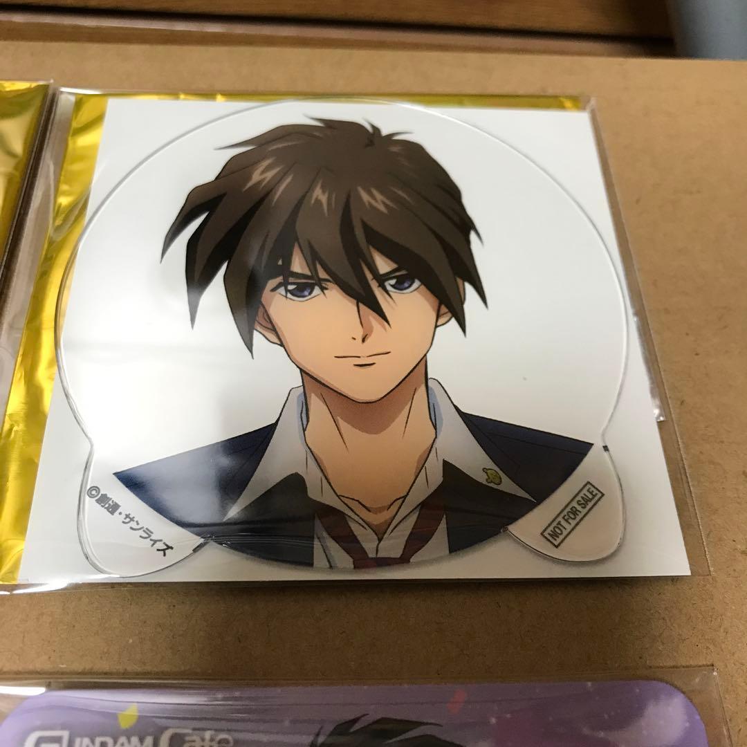 ガンダムカフェ ガンカフェ ガンダムW ヒイロ コースター あさぎ桜