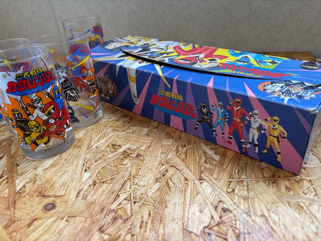 【レア】カクレンジャー グラスセット 5個 未使用品