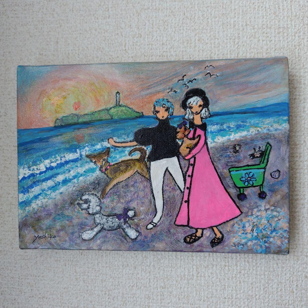 アル✨[夕陽の中の江ノ島をお散歩]&[忘れな草の室内]アンリ•マティス