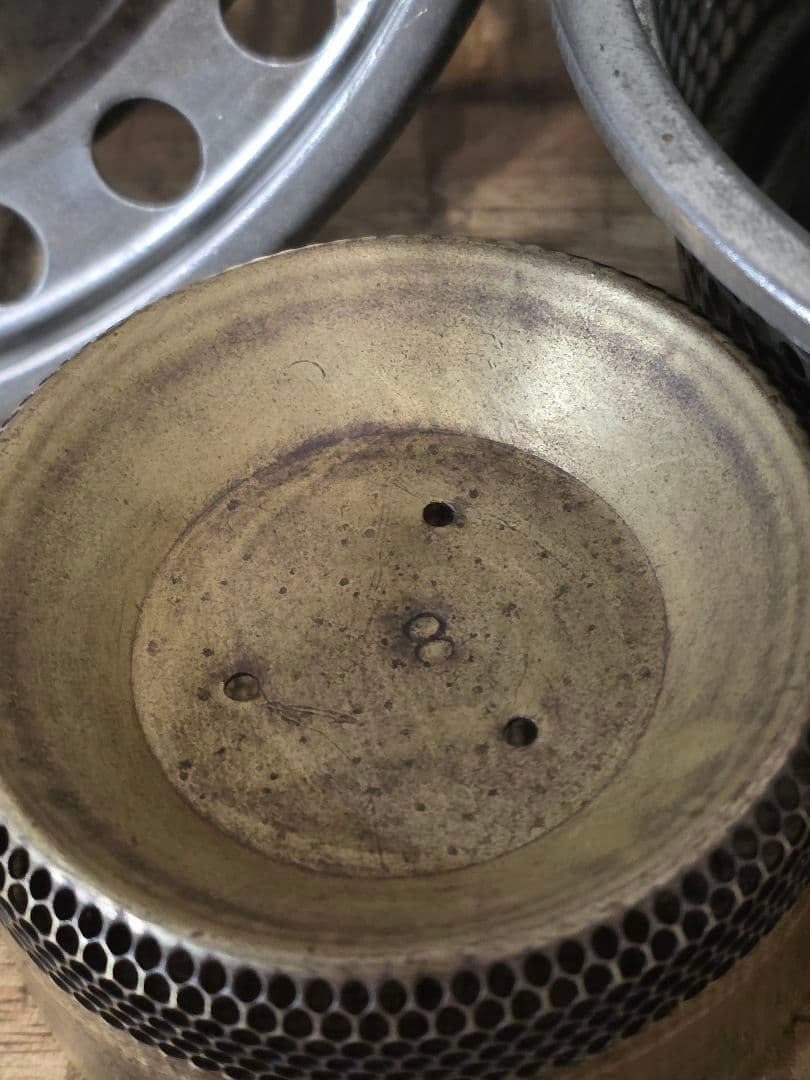 激レア　アラジンストーブ　ブルーグレー8型　部品　 ビンテージストーブ