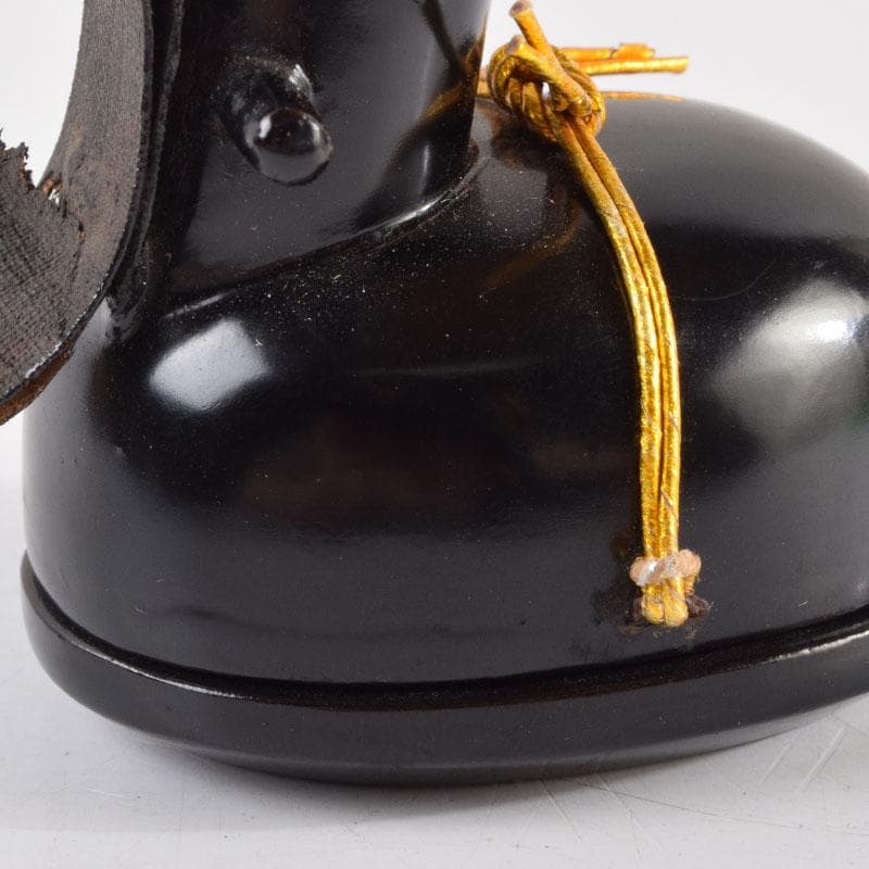 茶道具　黒漆　冠　香合　時代箱　N　8967