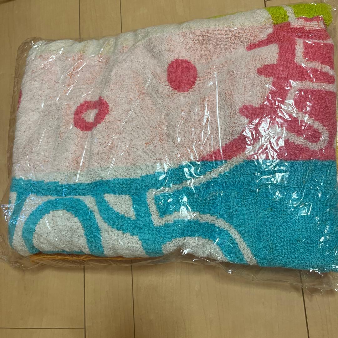 サンリオ レトロ ジャンボジャガードバスタオル