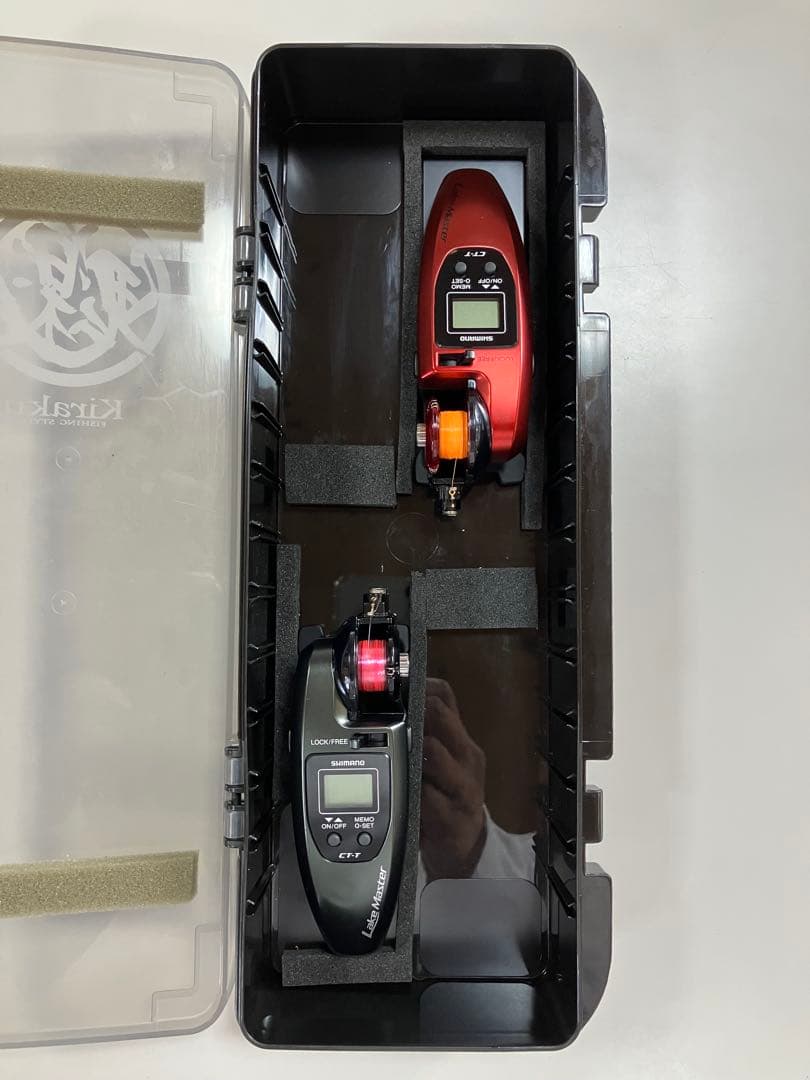 美品　ワカサギ電動リール　シマノレイクマスターCT-T 2台セット