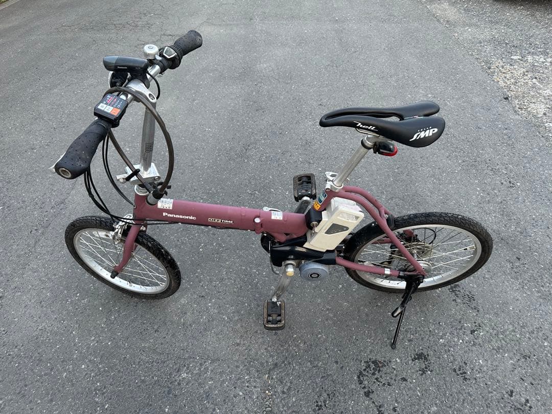 Panasonic オプティマ 折りたたみ自転車 パープル