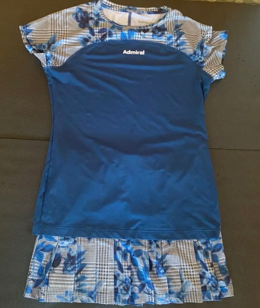 Admiral テニスウェア ゲームシャツ　スコートセット　セットアップ　LL