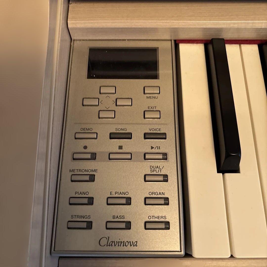 【美品】YAMAHA クラビノーバ CLP-535WA ホワイト 椅子・説明書付