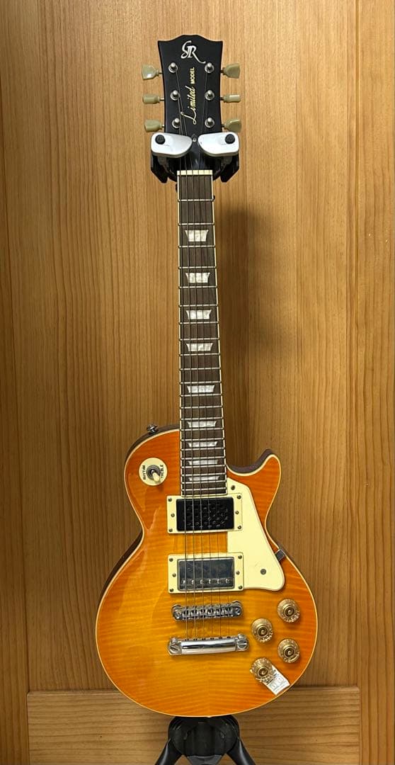 ESP 初期 レスポールタイプエレキギター 虎目　子供用ギター