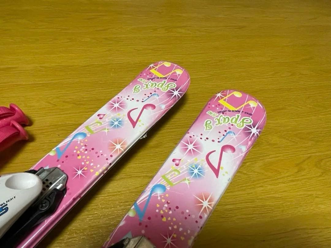 子ども用スキーセット ピンク KAZAMA