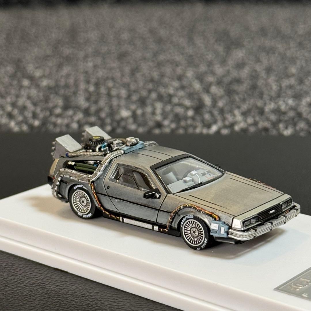 デロリアン カスタム品 1/64 MJモデル バックトゥザフューチャー ②