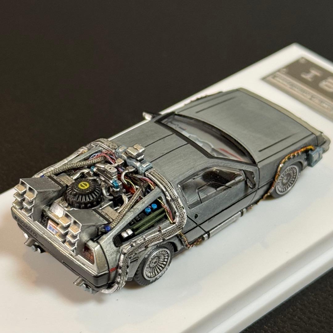 デロリアン カスタム品 1/64 MJモデル バックトゥザフューチャー ②