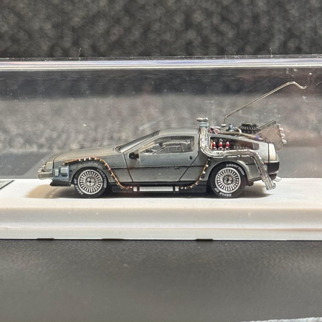 デロリアン カスタム品 1/64 MJモデル バックトゥザフューチャー ②