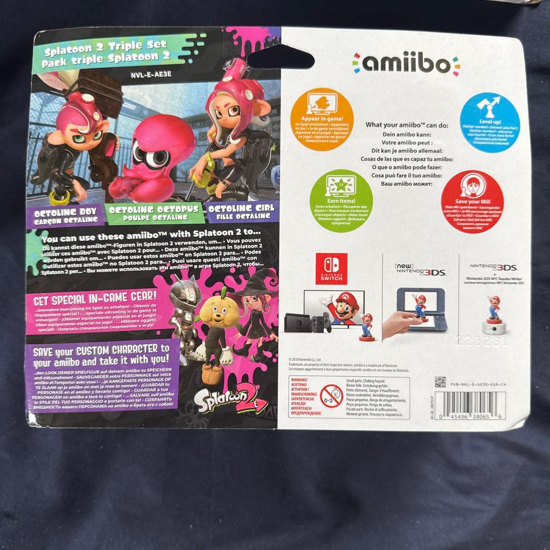 amiibo タコ トリプルセット 5セット 海外版 新品未開封