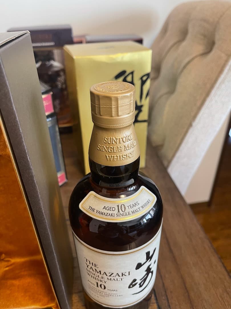 山崎 シングルモルトウイスキー 10年 700ml