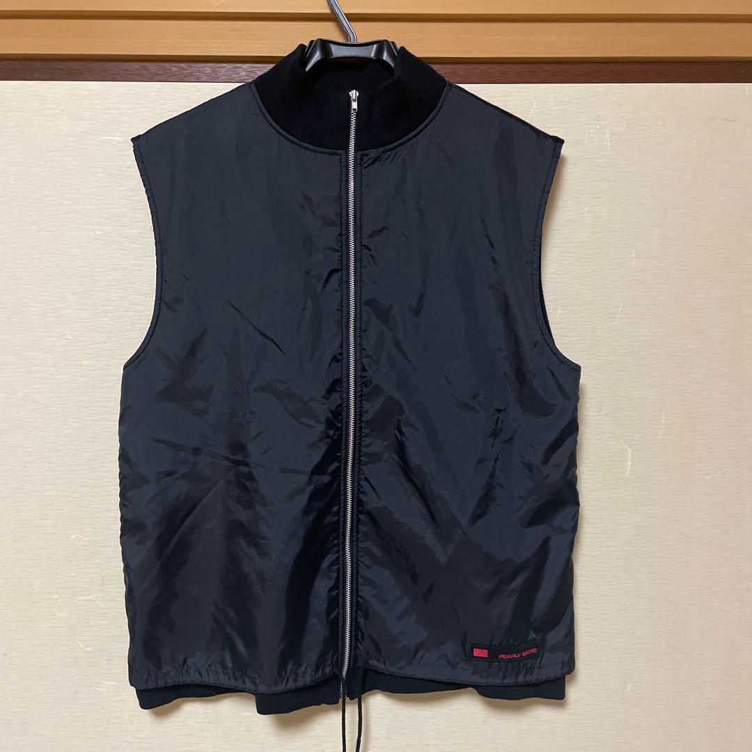 サイズ４　PEARLY GATES モックネックベスト　黒