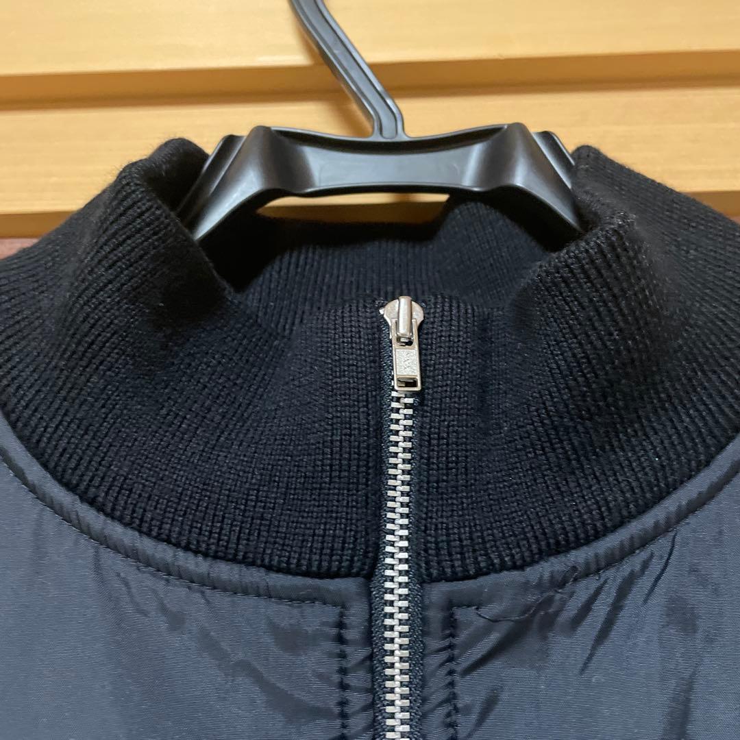 サイズ４　PEARLY GATES モックネックベスト　黒