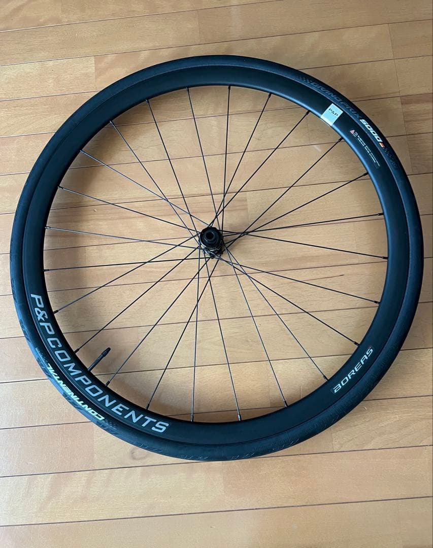 【美品】ロードバイク ホイール P&P Boreas + GP5000