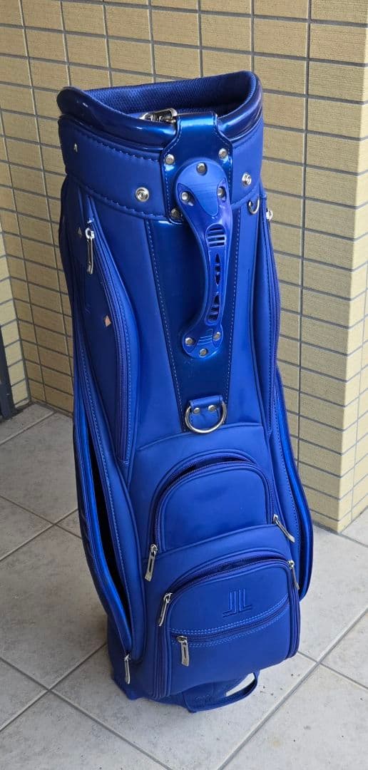 希少ロイヤルブルー キャディバッグ LANVIN SPORT ランバンスポール