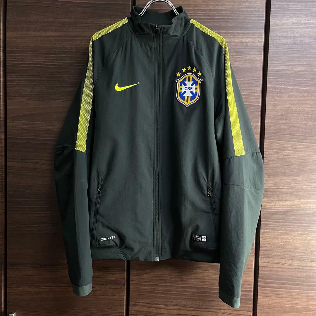 NIKE ナイキ ブラジル代表 トレーニングウェア セットアップ 上下 M 緑