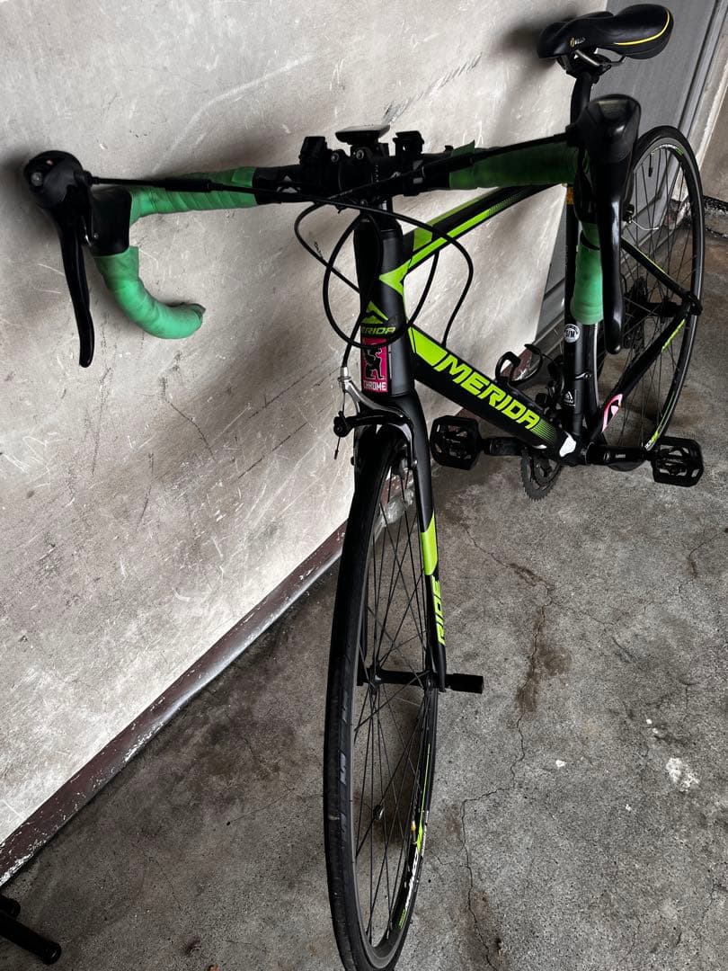 MERIDA RIDE 200 ロードバイク ブラック/グリーン
