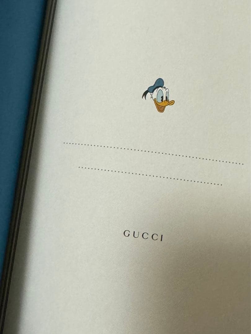 GUCCI×Disney ドナルド ノート