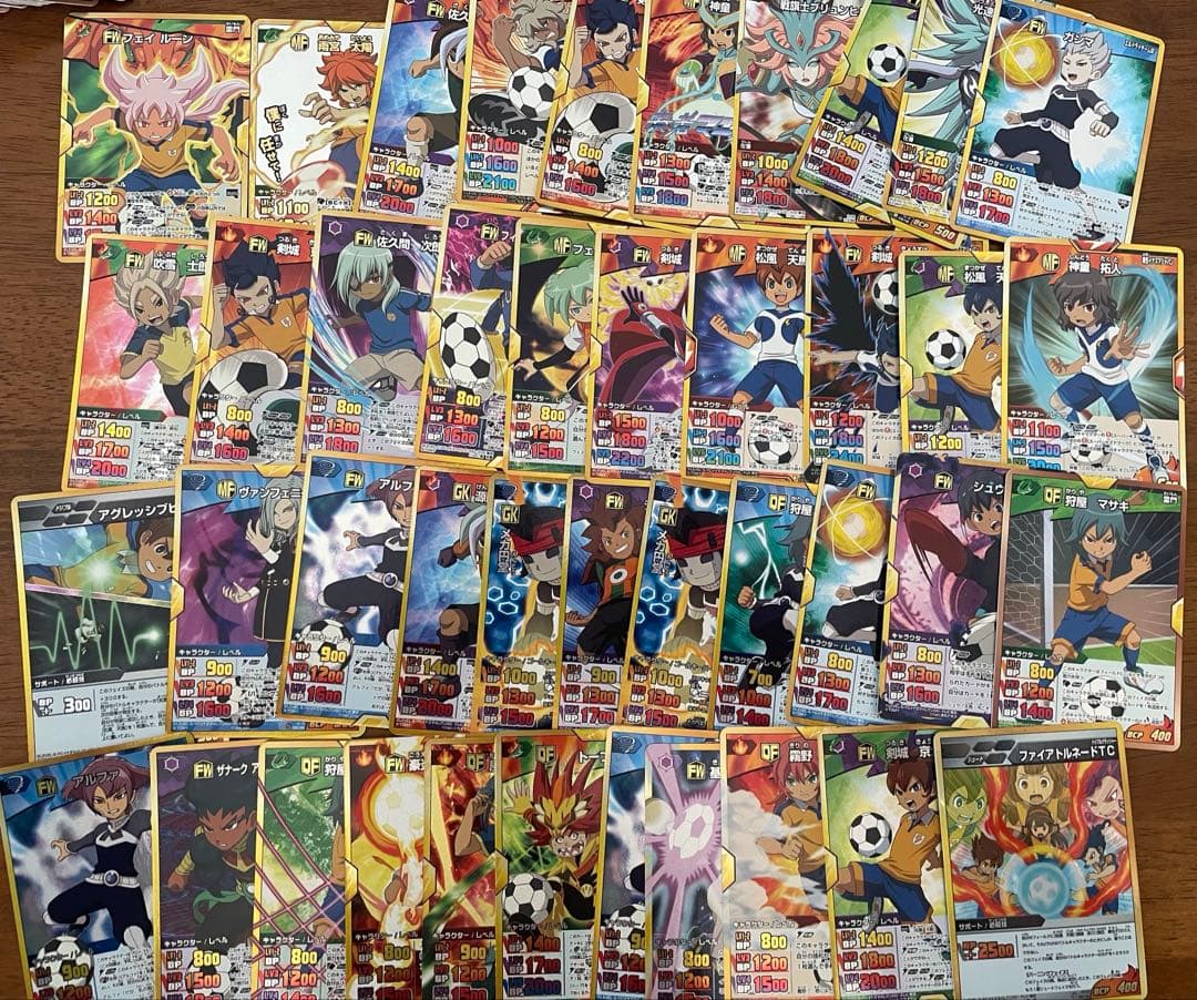 観*客様 イナズマイレブンカード・シール　まとめ売り