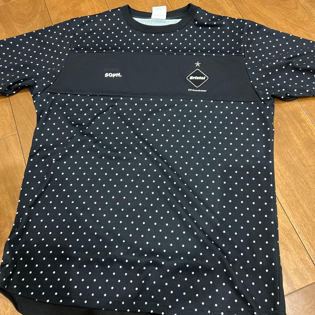 Bristol ドット柄シャツ Lサイズ